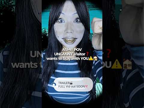 ASMR POV: UNCANNY Visitor❓wants to Stay with YOU⚠️🏚️ #horrorasmr #noimnothuman #uncannyvalley #asmr