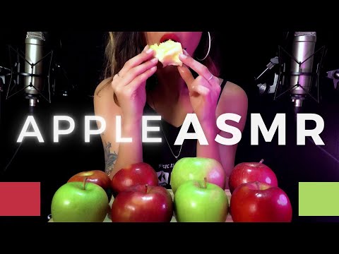 Apple Eating ASMR  🍎 Crunchy & Relaxing Sounds 🍏 No Talking