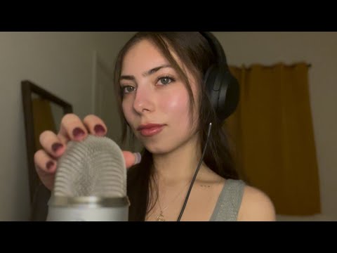 asmr | “testing testing” and mic gripping🩶(whispers & soft spoken)