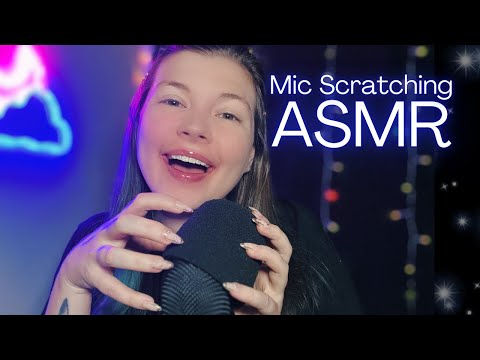 ASMR Mic Scratching on the Bare Mic and Foam Mic Cover
