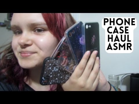 ASMR | Phone Case Haul (Tapping, Scratching, Soft Spoken Rambling)