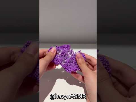 CRUNCHIEST Slime Ever?? 😳✨ StyrofoamBall Crackles (No Talking ASMR) #slimeasmr #crunchyslime #asmr