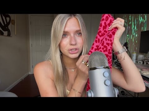 ASMR Over-Explaining My Daughter's  Outfits (Delicate Whisper to Softly Spoken, Fabric Scratching)