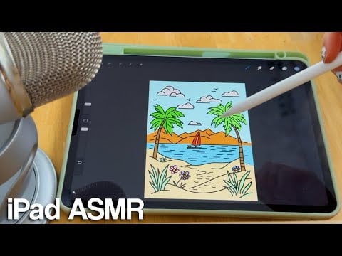 ASMR iPad Coloring + Rambles 🖍️