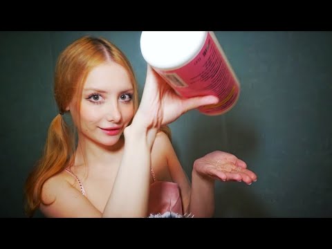 АСМР🥵Нежная массажистка раслабит тебя перед сном🥰 Massage😍ASMR
