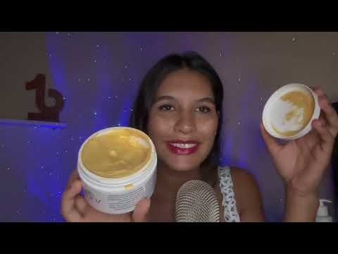ASMR LAVANDO E HIDRATANDO SEU CABELO