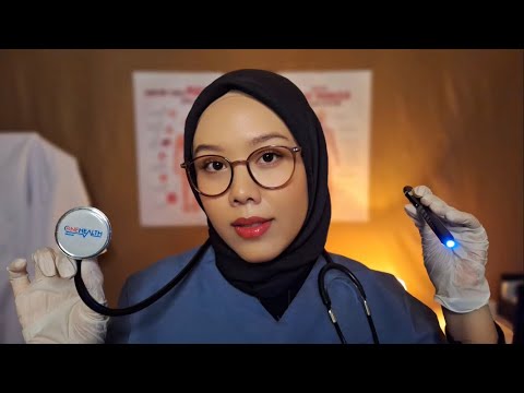 ASMR Cranial Nerve Exam on a Rainy Night ⛈️