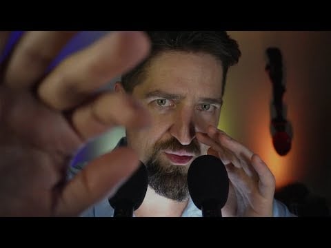 ASMR Ear-to-Ear Whispers while I Touch Your Face
