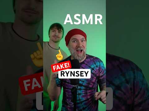ASMR how many times do you see FAKE   Rynsey? 👀