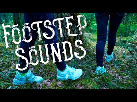 ASMR Footstep Sounds 💎 Walking in Forest, No Talking, Forest Sounds