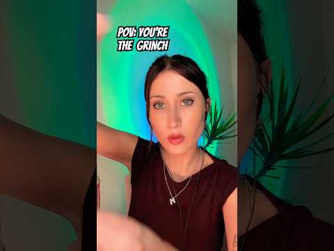 ASMR plucking away your grinch attitude🎄#asmr #asmrplucking #asmrshorts