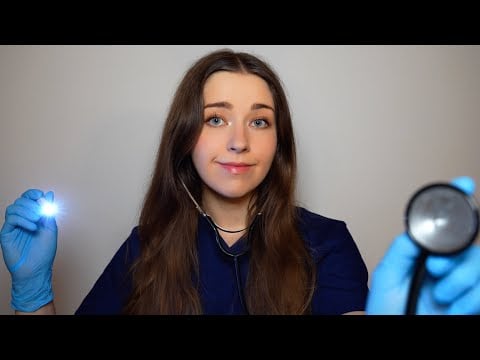 ASMR Cranial Nerve Exam 🩺 (Soft Spoken, Nurse Roleplay 👩🏼‍⚕️ Layered Sounds)