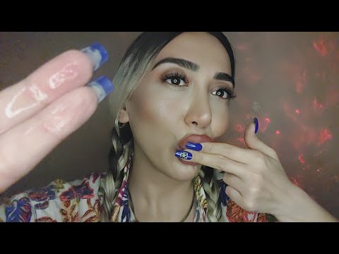 ASMR | Gum Chewing,Spit Painting 💦😋