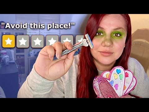 I WENT TO THE WORST REVIEWED MAKEUP ARTIST IN MY CITY 🙈 ASMR Thick Accent 🙈