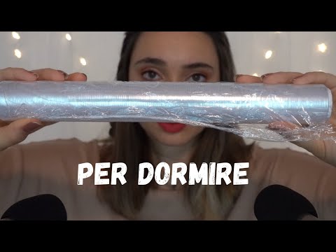 SUONI PARTICOLARI PER DORMIRE | ASMR Crinkle Sounds