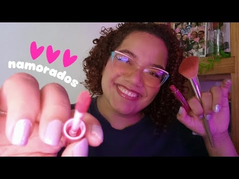 ASMR TE ARRUMANDO PARA O DIA DOS NAMORADOS 😍💕