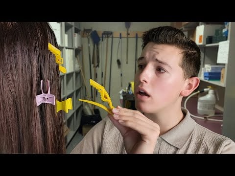 ASMR Kind Rich Friend Clips Back Your Hair