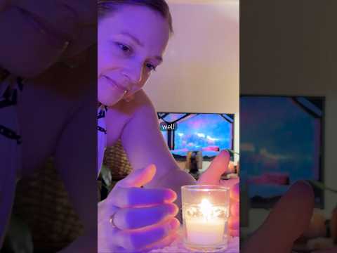 Intention setting and #candletapping #relax #asmrreiki #oddlysatisfying