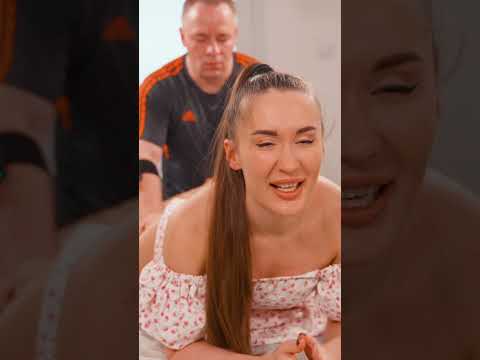 Emotional manual correction and legs stretching for Christina: pain relief and healing #shorts