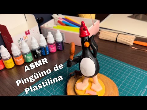 ASMR 🐧TUTORIAL DE PLASTILIN💎(#asmr #asmrenespañol #clay)