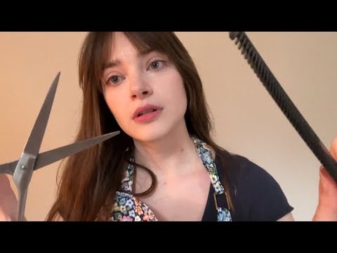 ASMR Cutting Your Bangs • Soft Spoken • Lofi