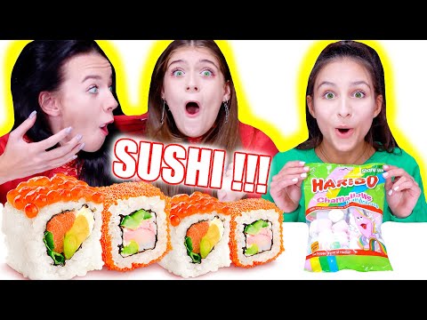 ASMR Mukbang Food One T Shirt Challenge