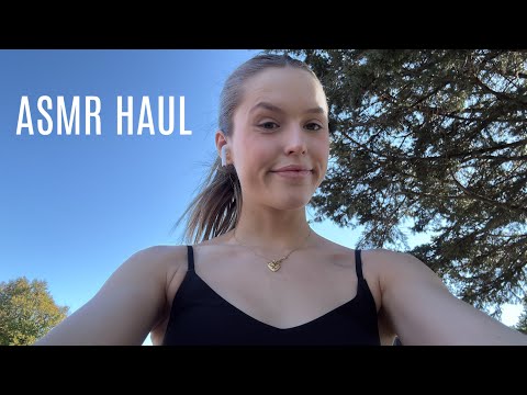 ASMR FRENCH- Drugstore haul (tapping, close whispers) 