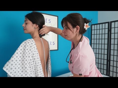 ASMR Real Person Health Assessment | Full Body Medical Exam, Back, Feet, Sensory Tests | Soft Spoken