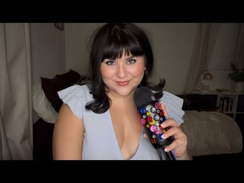ASMR inaudible whispering (tingly)
