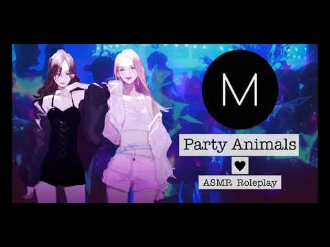 ASMR Roleplay: Party Animals [Partying With The Twins], [Tsundere & Deredere Part 5], [Kiss], [F4M]