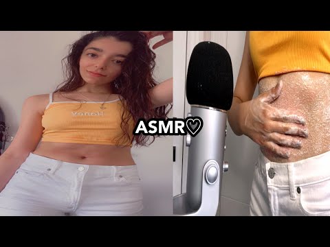 ASMR |PLAYING WITH BELLY BUTTON,EXTREME LOTION,BLUE PEARLS,& STOMACH ...