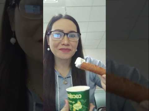 HOTDOG WITH COCONUT CREAM#mukbang #viral #shortsfeed #food #eatingshow #everyone #asmr  #foodie
