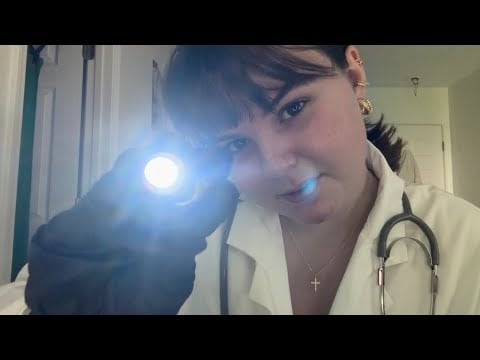 ASMR doctor exam (+ receptionist and nurse) 😷🚑🩺⚕️
