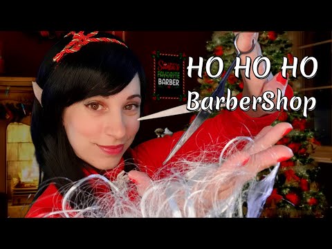 💈ASMR SANTA`S BARBERSHOP (Subtitulos) | Ambiente Navidad para dormir | SusurrosdelSurr | Español