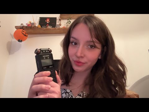 ASMR Mouth Sounds with Tascam (French)