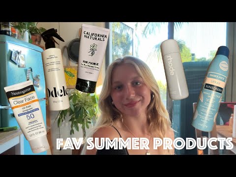 ASMR: Tapping & Scratching On My Fav Summer Products 🌞🌊