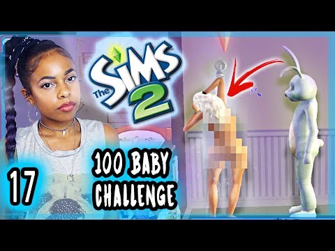 CREEPY BUNNY⎜THE SIMS 2 // 100 BABY CHALLENGE ⎜Part17