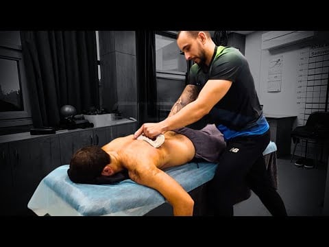 ASMR Sport Massage for Boxing Athletes | Deep Tissue Massage & Cupping Therapy