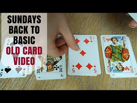♢♣ Back To Basic Sundays ♠♡ ~ Playing With Cards Relaxing ASMR Sleep Video