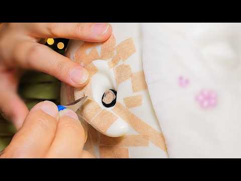 ASMR 끈적한 마스킹 테이프 귀청소  "이젠.. 청각으로 모양들이 느껴진다는게 맞음…😇"  (No Talking) Ear Cleaning