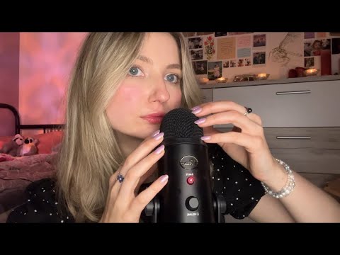 ASMR | very intense mic scratching✨ (from the head down to your spine) 