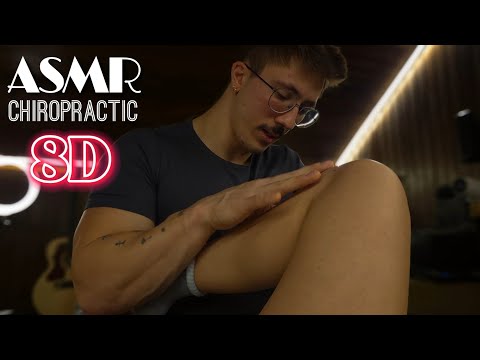ASMR 8D 💆‍♂️ | Roleplay de Quiropraxia Ultra-Realista (Sinta Cada Toque!)