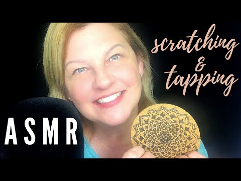 ASMR Scratching and Tapping Cork Trigger 😘💗🌸