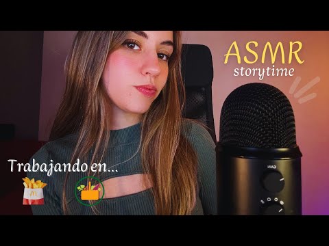 ASMR storytime | Mi experiencia trabajando en McDonald's, Mercadona...