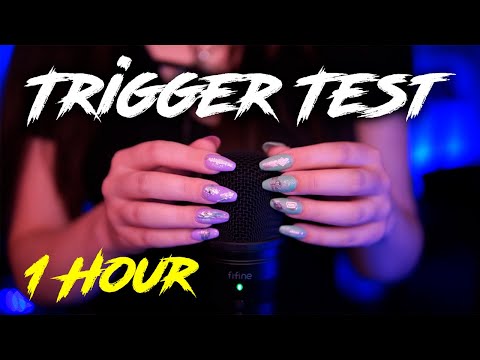 ASMR 1 Hour Trigger Test 💎 New Mic Fifine K690, No talking,