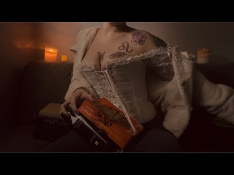 ASMR Cozy Book Corner (Page Turning, Tapping, Tracing, No Talking)📚🫀