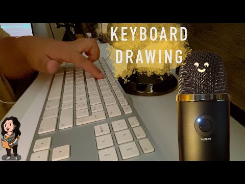 ASMR - Keyboard & Drawing