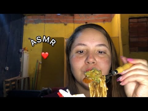 ASMR MUkBANG - COMENDO UM YAKISOBA - (eating sounds) 🥡