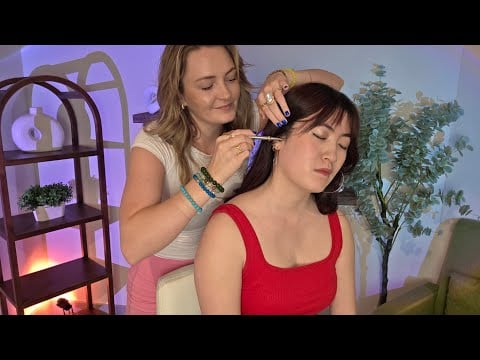ASMR Relaxing Head, Neck & Shoulder Pressure Point Therapy & Gua Sha Massage for Sleep