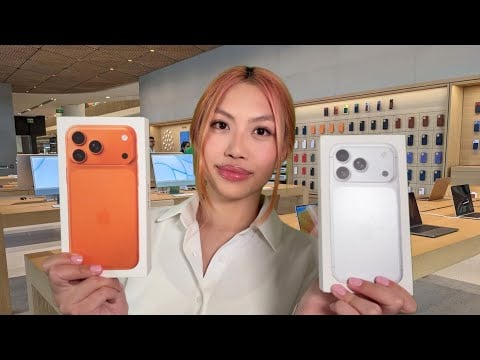 LOFI ASMR Apple Store employe | Buying the NEW IPhone 17 Pro Max (Roleplay)